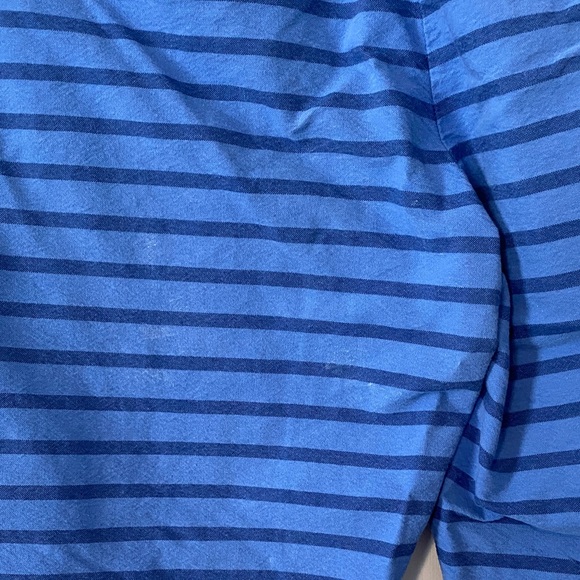 GAP Women's Blue Striped Straight Leg Pants - Picture 4 of 10